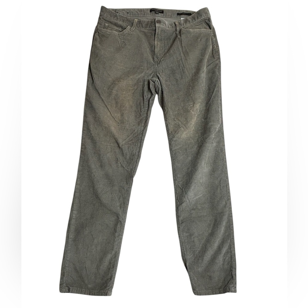 Banana Republic Traveler Corduroy Pants | Men’s 33x32 | Gray | Soft‎ Stretch
